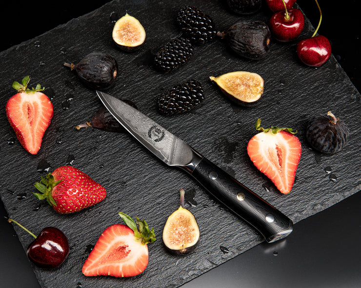 The Cooking Guild Dynasty Series Paring Knife - Black - 220